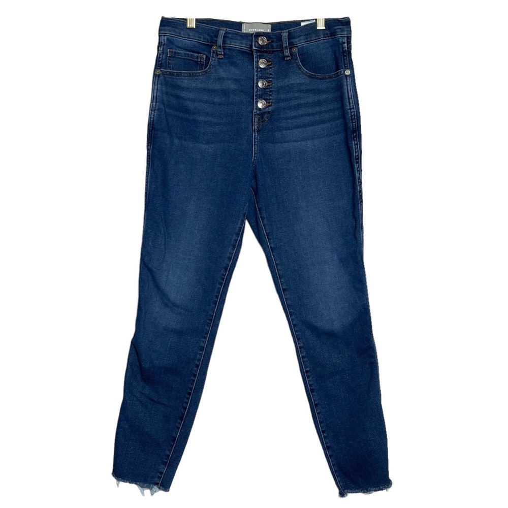Everlane The Vintage Skinny Jean Button Fly Raw Hem Women’s Size 29 Ankle